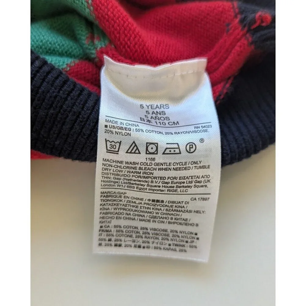 Baby Gap Kid's Striped Cotton Blend Striped Size 5 Years